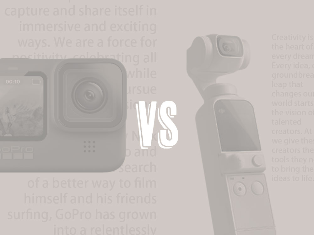 GoPro vs DJI Pocket2 タイプが違うけどあえて比較した