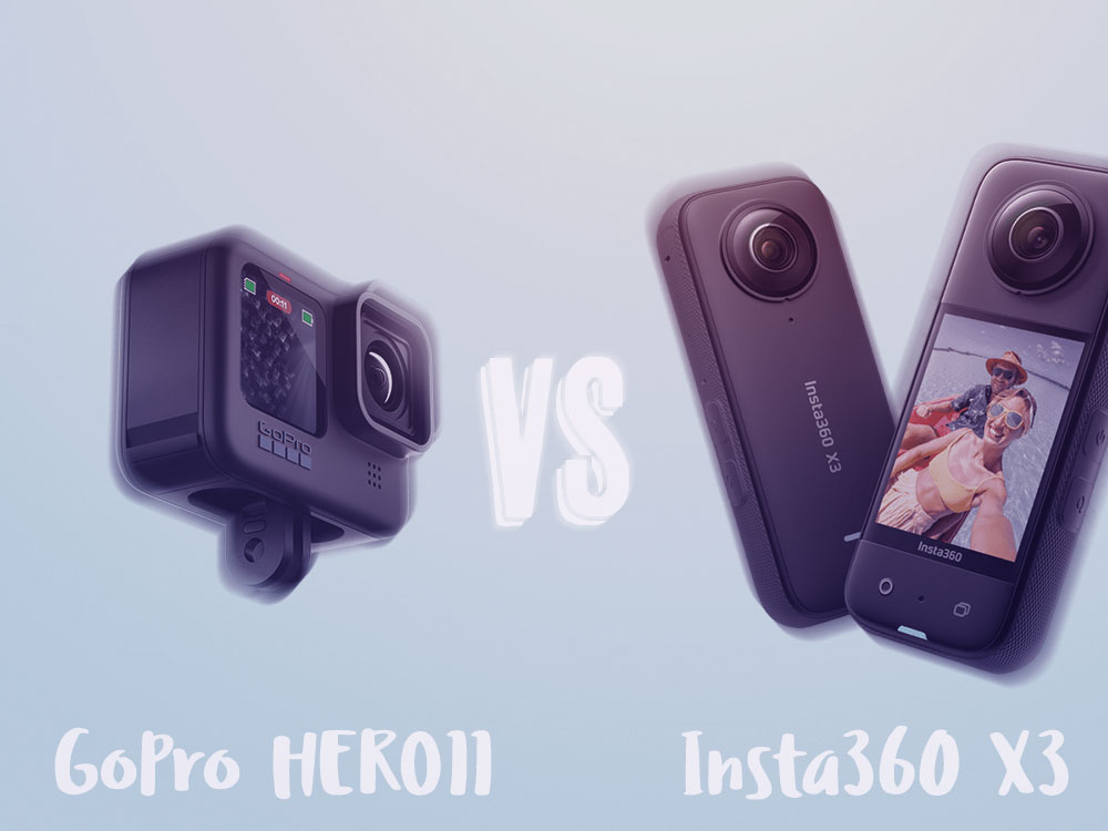 GoPro vs Insta360 X3 どっちを選ぶ？